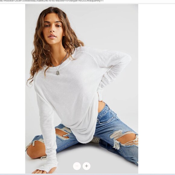 WE THE FREE MINT LONG SLEEVE SHIRT (NWOT) - Picture 9 of 16